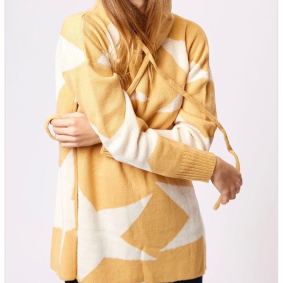 SALE🫶 Oversized Knit sweater Slouchy hoodie - Picture 2 of 7